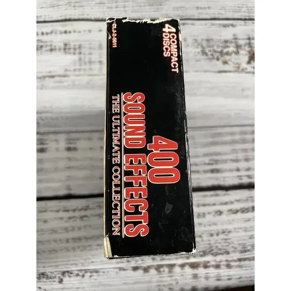 400 SOUND EFFECTS THE ULTIMATE COLLECTION 1994 Halloween 4CD SET - Picture 4 of 4